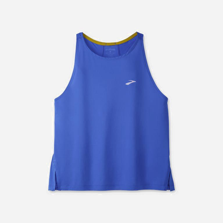 Brooks Women's Sprint Free Breathable Running Tank Top Singapore - Bluetiful (35682-PJYU)